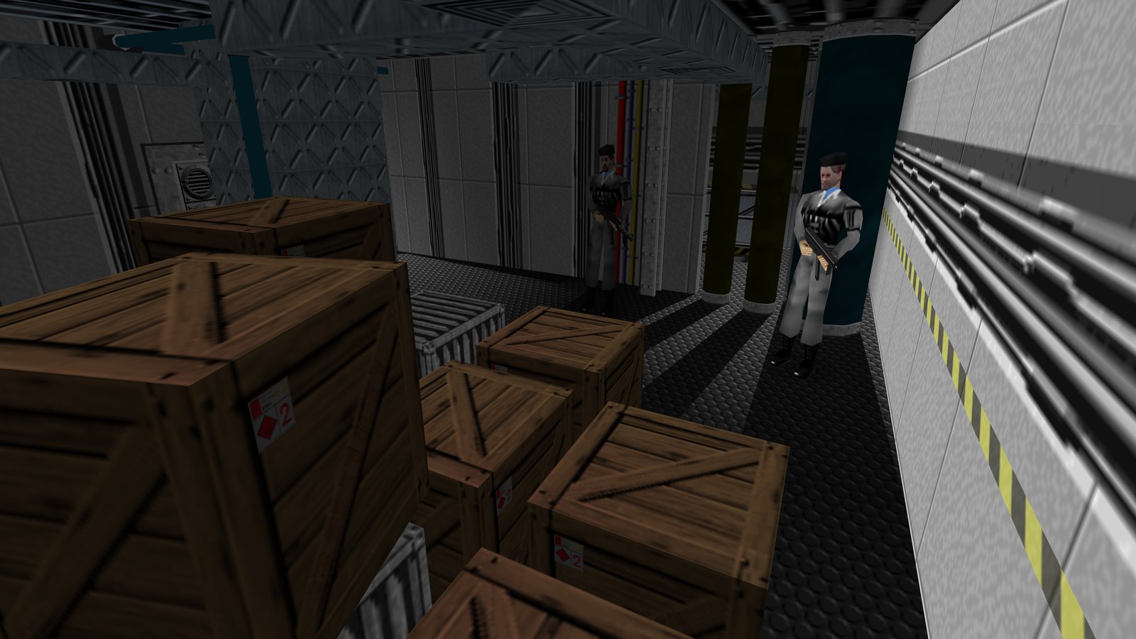 In-engine: Frigate (v0.4.0 intro attract)